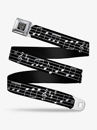 Music Notes Seatbelt Belt