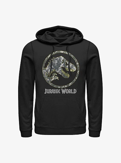 Jurassic Park Camo Yellow Dino Hoodie