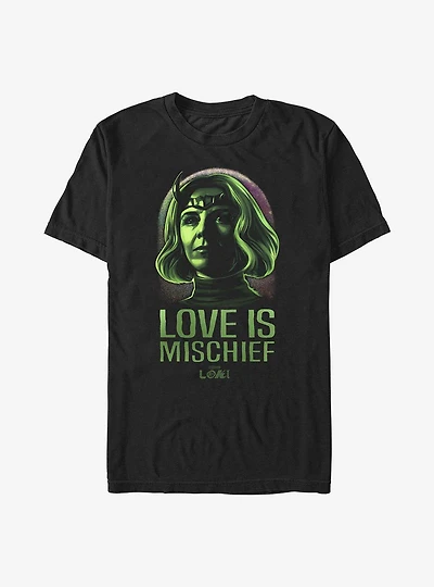 Marvel Loki Love Is Mischief Sylvie T-Shirt