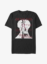 Disney Cruella Devilish Magazine Cover T-Shirt