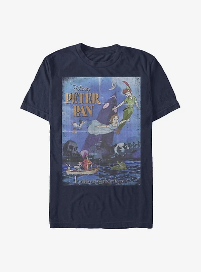 Disney Peter Pan Movie Poster T-Shirt