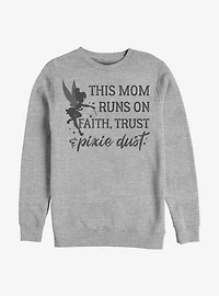 Disney Tink This Mom Runs On Crew Sweatshirt