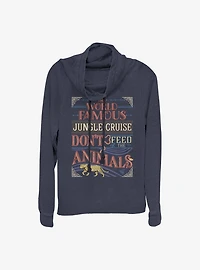 Disney Jungle Cruise The World Famous Jungle Cruise Cowlneck Long-Sleeve Girls Top