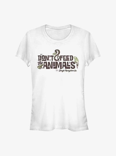 Disney Jungle Cruise Don't Feed The Animals Girls T-Shirt