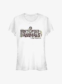 Disney Jungle Cruise Don't Feed The Animals Girls T-Shirt