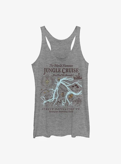 Disney Jungle Cruise Map Girls Tank