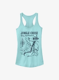 Disney Jungle Cruise Jungle Map Girls Tank