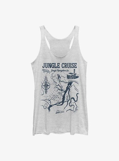 Disney Jungle Cruise Jungle Map Girls Tank