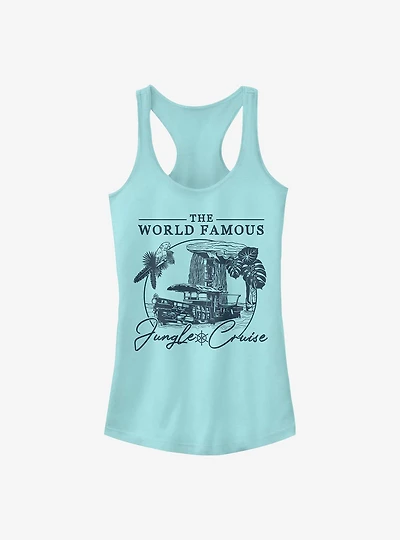 Disney Jungle Cruise Word Famous Girls Tank