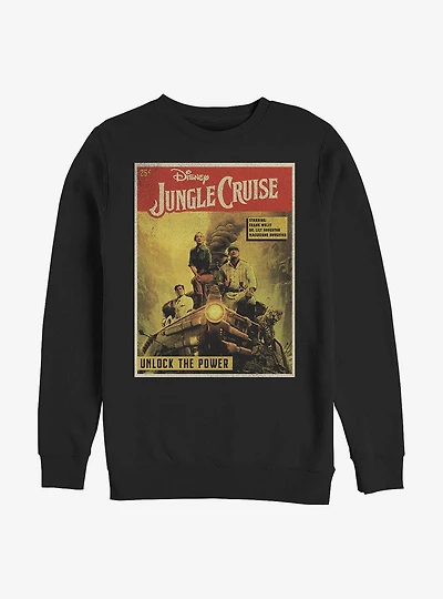 Disney Jungle Cruise Comic Cover Crew Sweatshirt