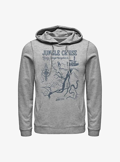 Disney Jungle Cruise Jungle Map Hoodie