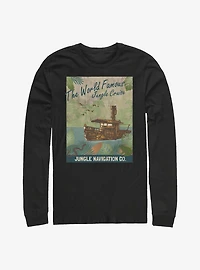 Disney Jungle Cruise Vintage Poster Long-Sleeve T-Shirt