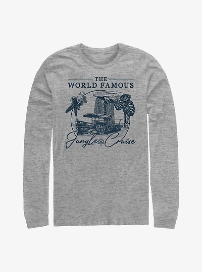 Disney Jungle Cruise Word Famous Long-Sleeve T-Shirt