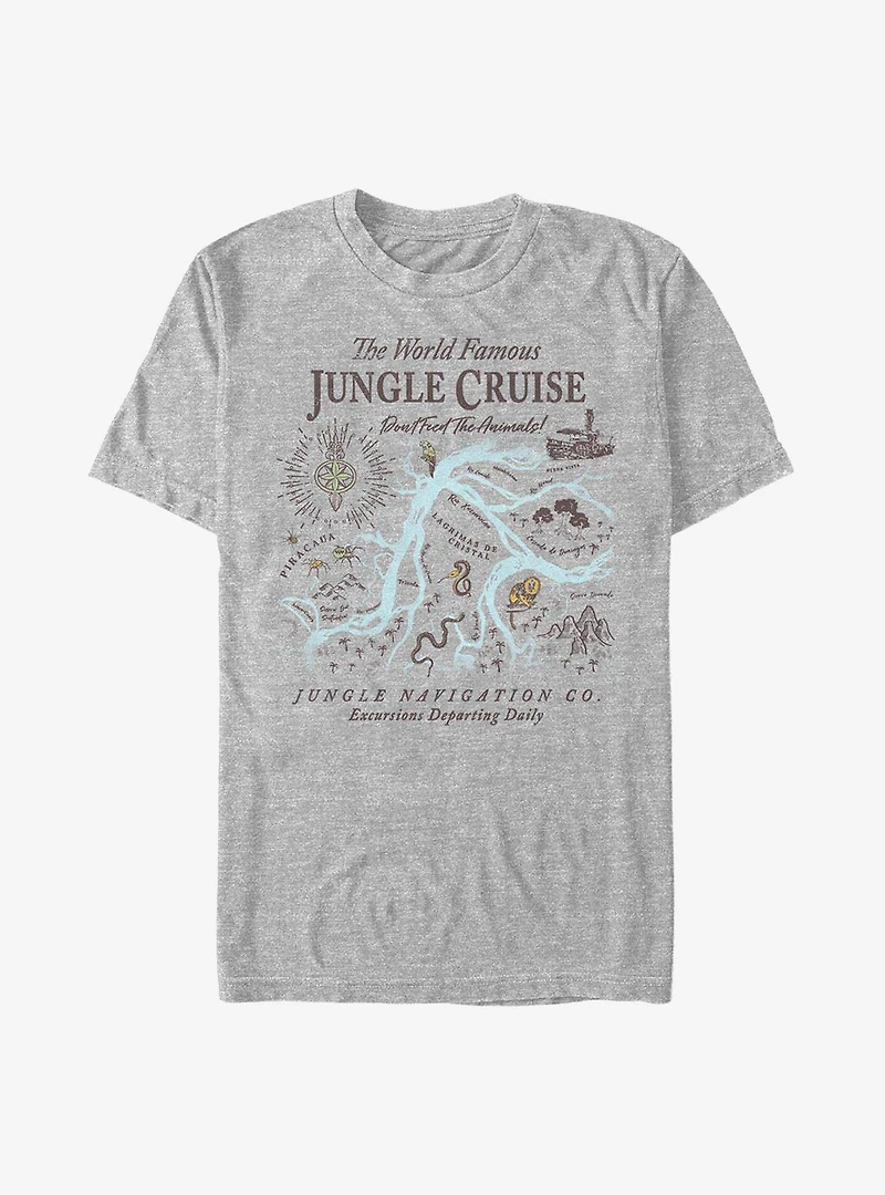 Disney Jungle Cruise Map T-Shirt