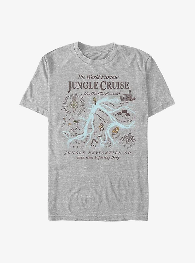 Disney Jungle Cruise Map T-Shirt