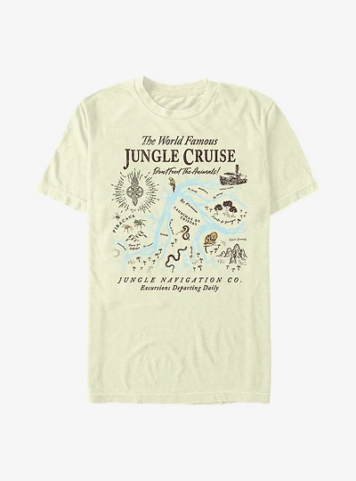 Disney Jungle Cruise Map T-Shirt