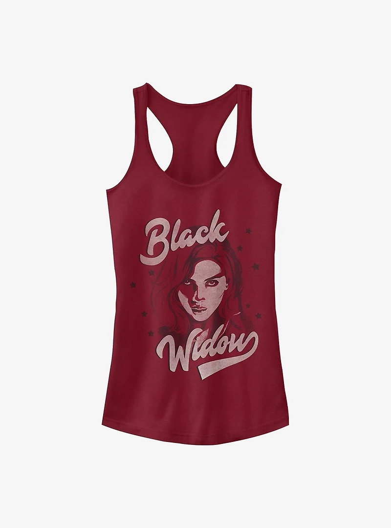 Marvel Black Widow Portrait Girls Tank