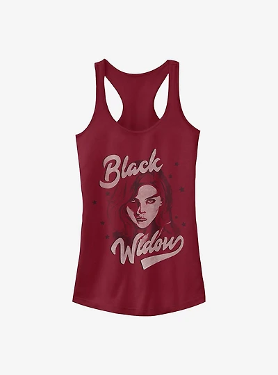 Marvel Black Widow Portrait Girls Tank