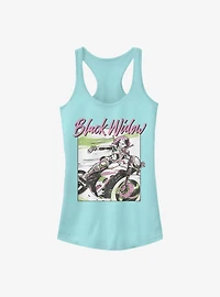 Marvel Black Widow Retro Art Girls Tank