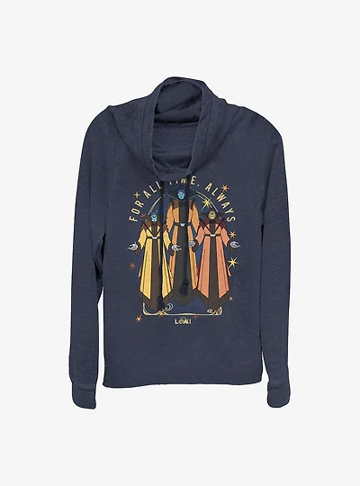 Marvel Loki For All Time. Always Cowlneck Long-Sleeve Girls Top