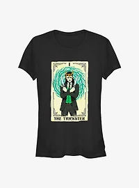 Marvel Loki The Trickster Tarot Girls T-Shirt