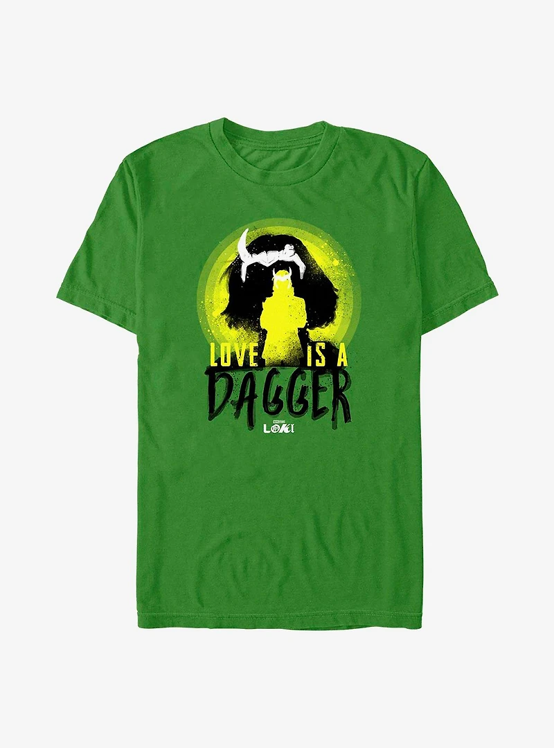 Marvel Loki Love Is A Dagger T-Shirt