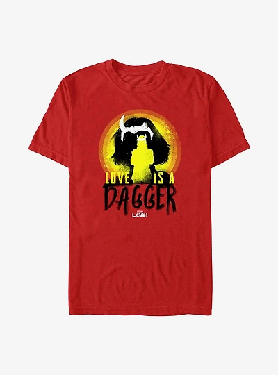 Marvel Loki Love Is A Dagger T-Shirt