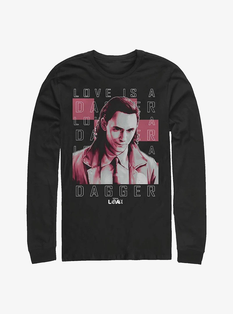 Marvel Loki Love Is A Dagger Long-Sleeve T-Shirt