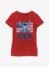 Disney Lilo And Stitch Americana Youth Girls T-Shirt