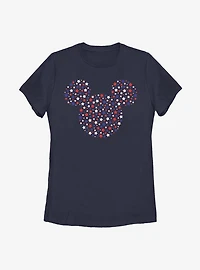 Disney Mickey Mouse Stars And Ears Womens T-Shirt