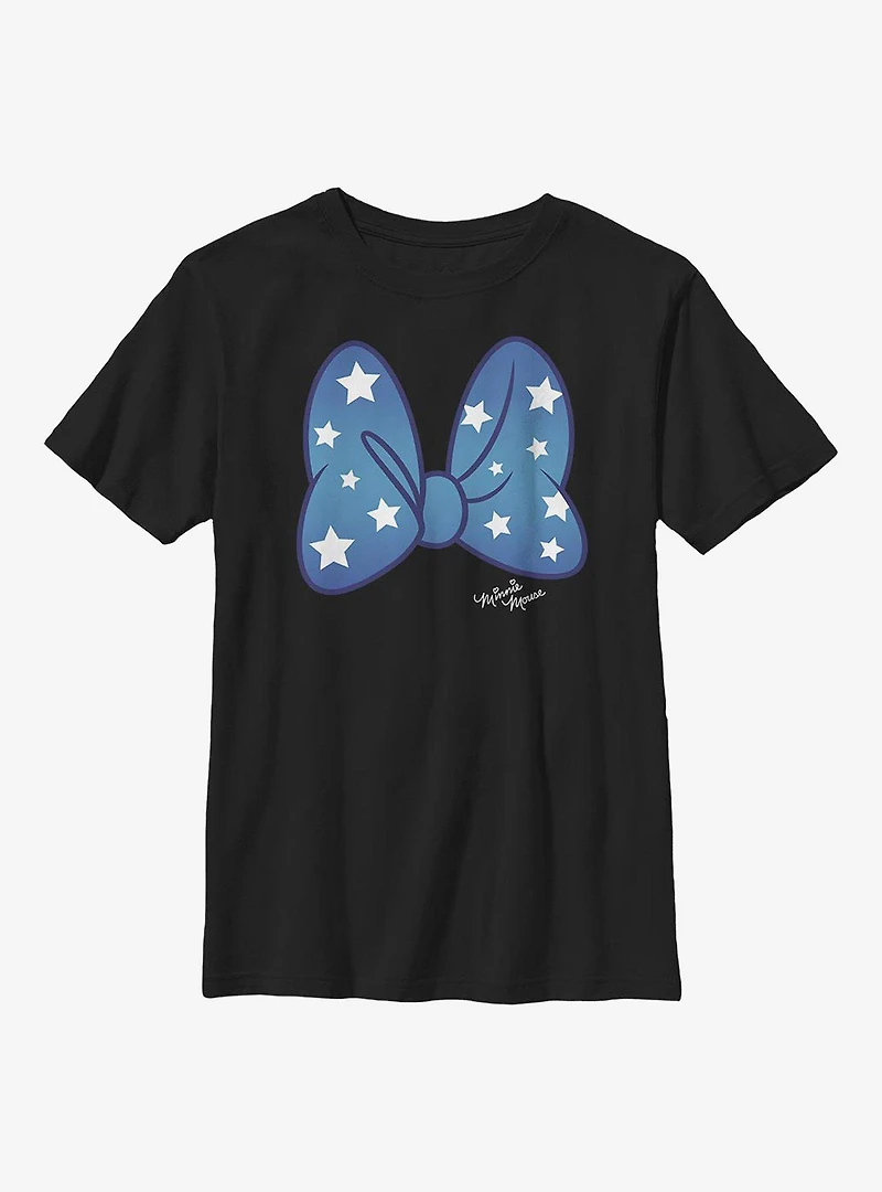 Disney Minnie Mouse Stars Bow Youth T-Shirt