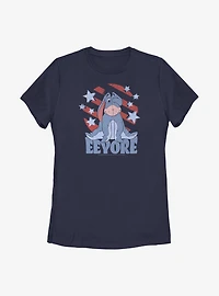 Disney Winnie The Pooh Eeyore Spangled Womens T-Shirt