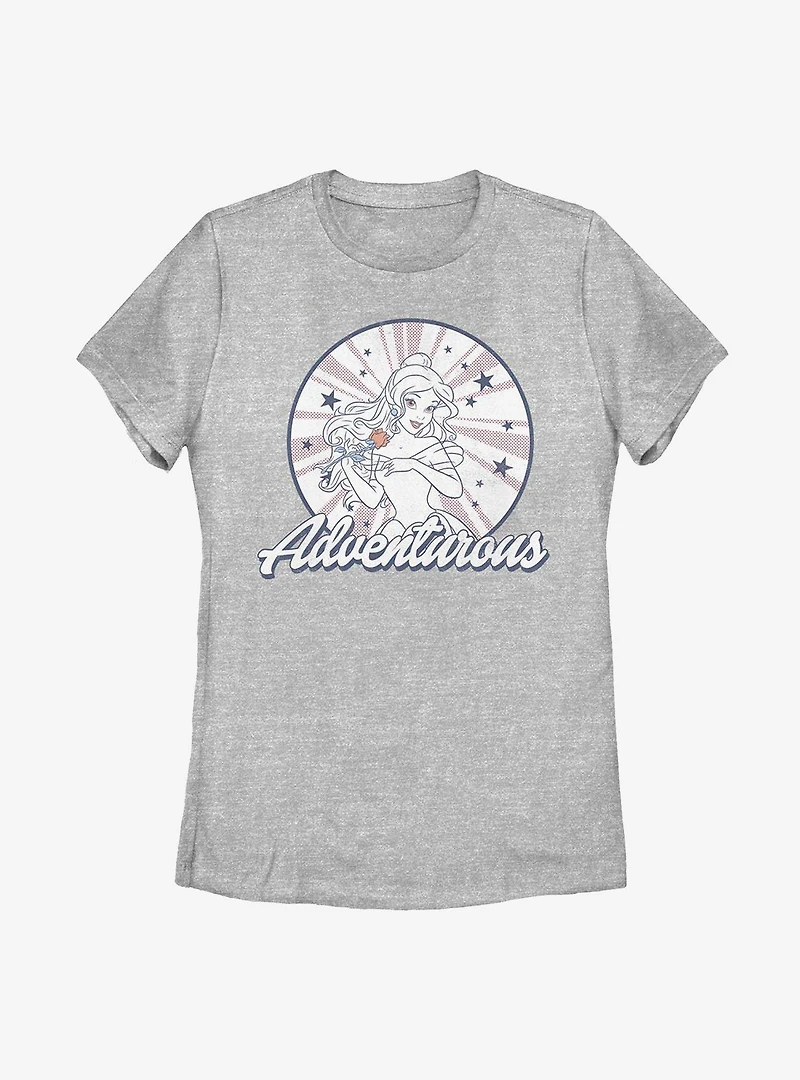 Disney Beauty And The Beast Belle Americana Womens T-Shirt