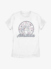 Disney Beauty And The Beast Belle Americana Womens T-Shirt