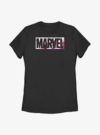 Marvel USA Dye Logo Womens T-Shirt