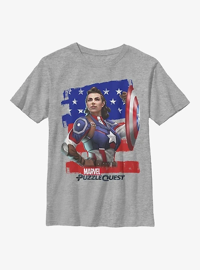 Marvel Hero Peggie Youth T-Shirt