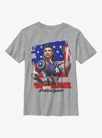 Marvel Hero Peggie Youth T-Shirt