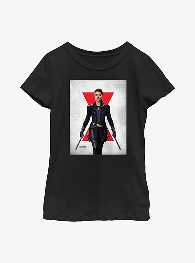 Marvel Black Widow Melina Poster Youth Girls T-Shirt