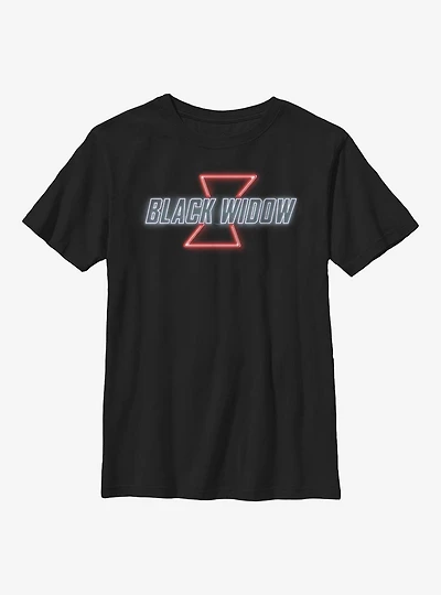Marvel Black Widow Neon Youth T-Shirt