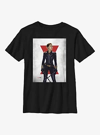 Marvel Black Widow Poster Youth T-Shirt