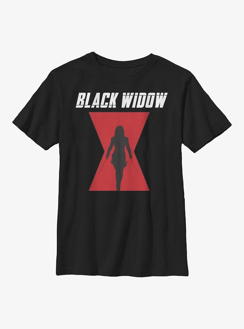 Marvel Black Widow Logo Youth T-Shirt