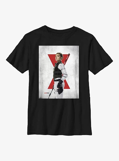 Marvel Black Widow Yelena Poster Youth T-Shirt