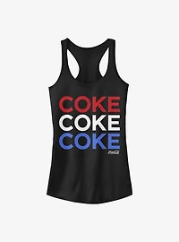 Coca-Cola Red White And Coke Girls Tank