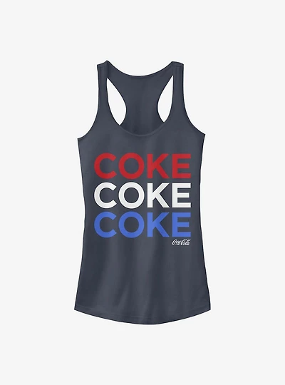Coca-Cola Red White And Coke Girls Tank