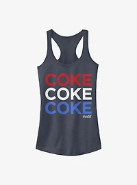 Coca-Cola Red White And Coke Girls Tank