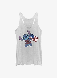 Disney Lilo & Stitch Tropical Flag Girls Tank Htr