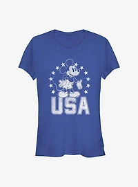 Disney Mickey Mouse USA Girls T-Shirt