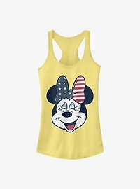 Disney Minnie Mouse America Bow Girls Tank
