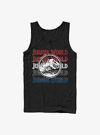 Jurassic Park Logo Repeat Tank