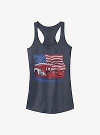 Disney Pixar Cars Lightning Flag Girls Tank